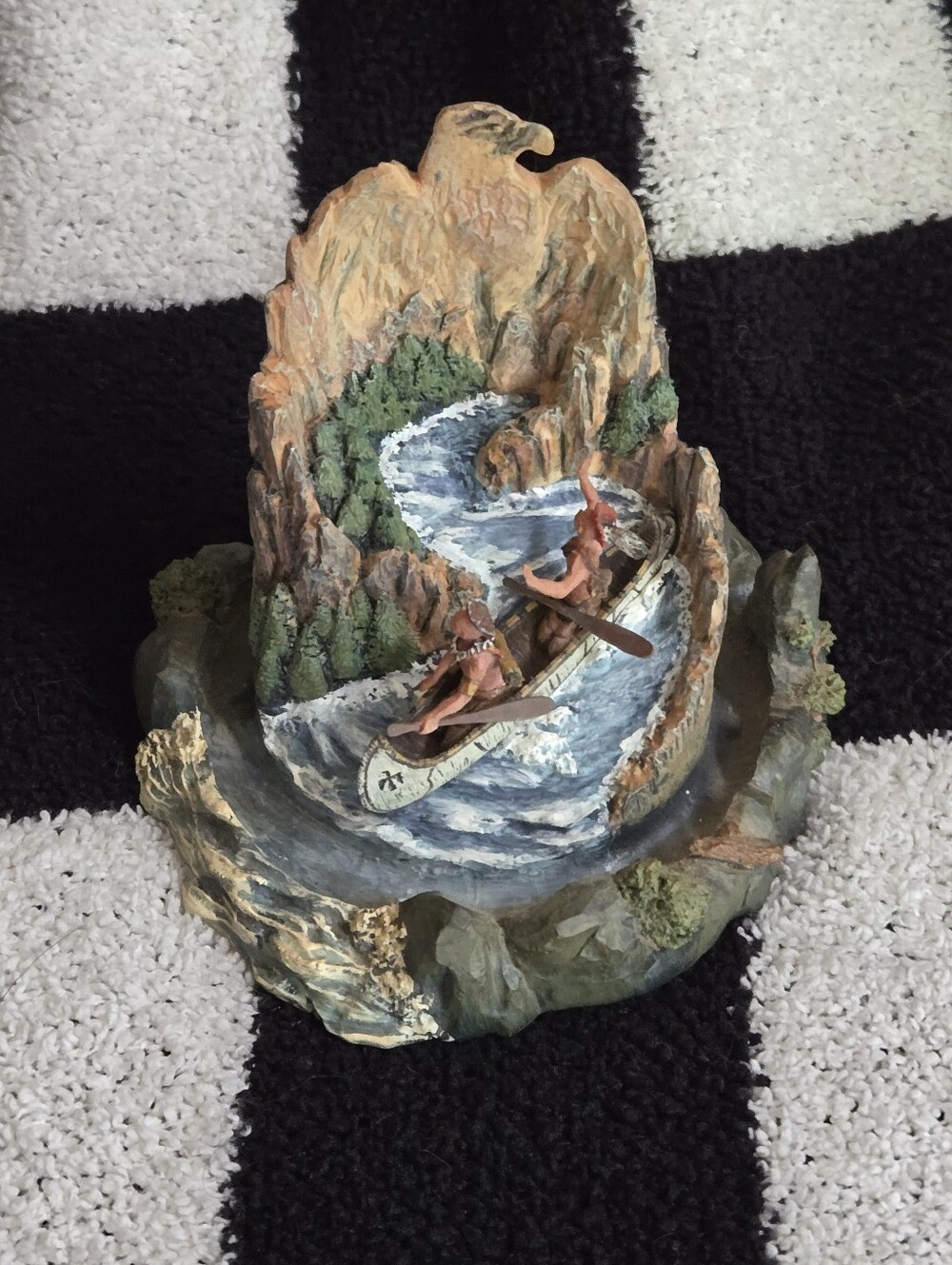 The Mighty Eagle R F Murphy Limited Edition Franklin Mint Numbered Glass Dome